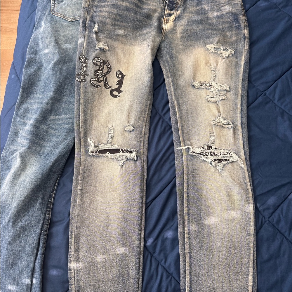 Distressed Amiri Denim Jeans